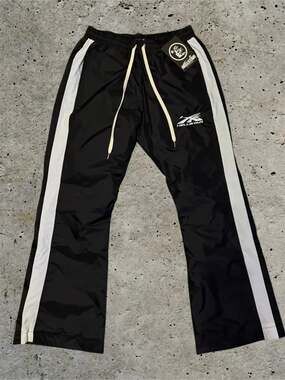 Hellstar Track Pants Black White Capsule 10 Nylon Sweatpants XL